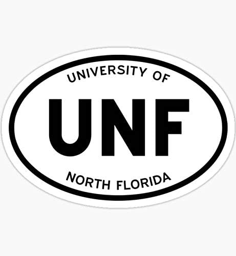 UNF, University of North Florida-Sticker Graphic-Pencereler, Arabalar, Kamyonlar için Otomatik, Duvar, Dizüstü Bilgisayar,