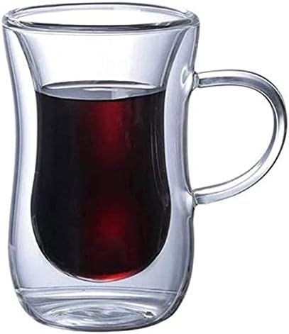 Viski Sürahi Şarap Dekantörü Sapsız / saplı Çift cidarlı ısı yalıtımlı cam bardak kahve çay süt Kabı Çay Kahve Latte