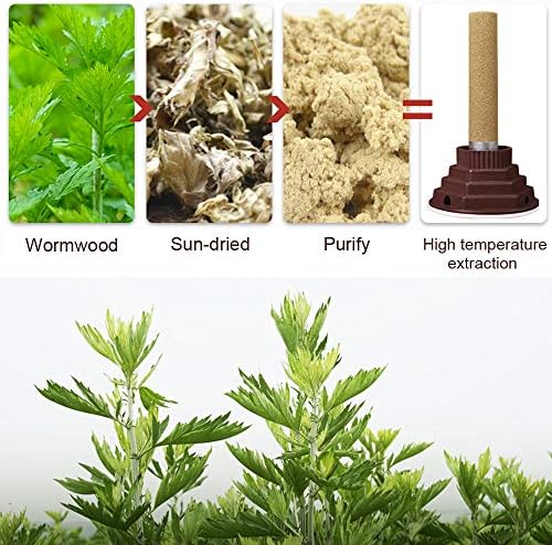 Moxa Sopa Mini Yakı Rulo Pelin Pelin Artemisia AiJiu Yüksek Saflıkta 40: 1(60 adet / kutu)