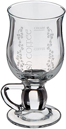 Belleek Pottery Galway Crystal Irish Coffee Glasses, 5,7 inç, Şeffaf, 2'li Set
