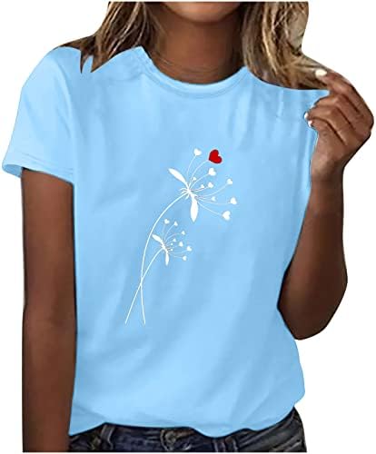 Pamuklu bluz Kadın Yaz Sonbahar 2023 Giyim Kısa Kollu Crewneck Grafik Casual Bluz Tshirt Kızlar için SM SM