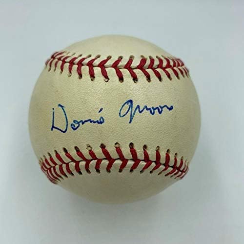 NADİR Donnie Moore Tek İmzalı Beyzbol Melekleri Aralık. JSA COA İmzalı Beyzbol Toplarıyla 35-1989 Yaş