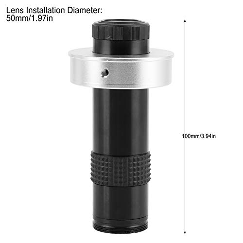Cam lens adaptörü, 130X 130X Mikroskop Lens Mikroskop Oküler 50mm-280mm Kalıpları Mikroelektronik Hassas Makine
