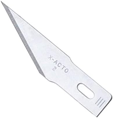 X-Acto X602 No. 2 X-Acto Bıçakları için Toplu Paket Bıçakları, 100 / Kutu