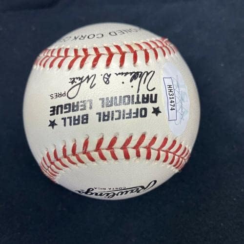 Lou Brock 938/118 SB İmzalı Beyzbol JSA İmzalı Beyzbol Topları