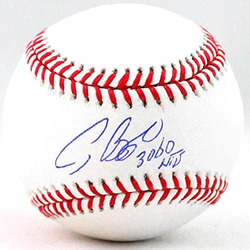 Craig Biggio İmzalı Rawlings OML Beyzbol w / 3.060 Hit-Tristar * Mavi İmzalı Beyzbol Topları