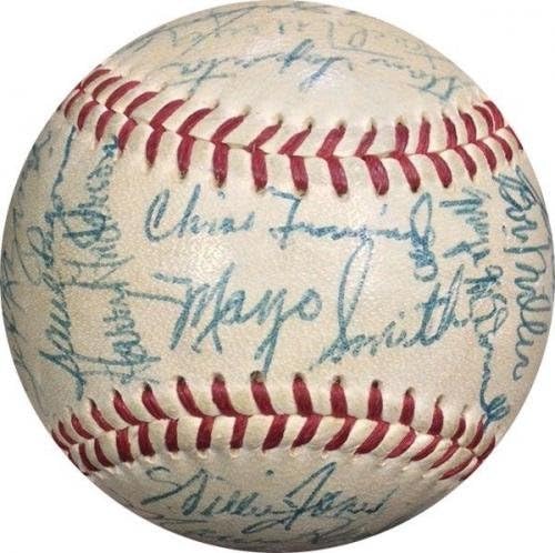 1957 Philadelphia Phillies Takımı İmzaladı NL Giles Beyzbol 30 Otomobil Ashburn ORTAK İmzalı Beyzbol Topları