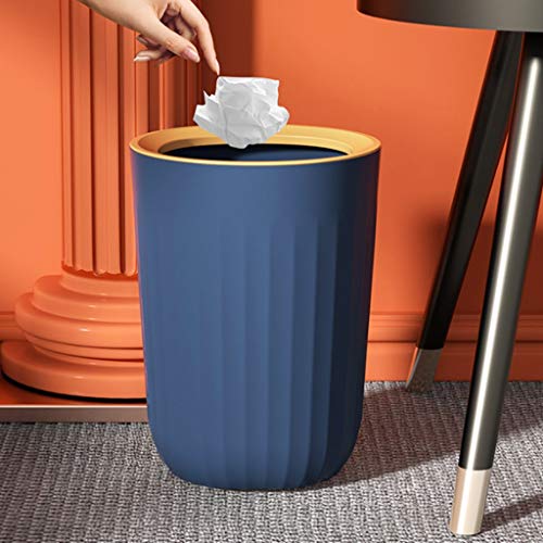 ZHAOLEI Yaratıcı Basit İskandinav çöp tenekesi Oturma Odası Yatak Odası Basit Banyo Ofis Kapaksız Çöp Ev (Renk: C)