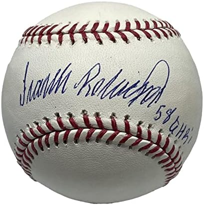Frank Robinson İmzalı MLB Beyzbol JSA W407169 w / 586 Saat Yazıt (d) - İmzalı Beyzbol Topları