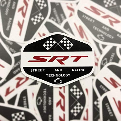 Dodge SRT (Sokak Yarışı Teknolojisi) Ekran Baskılı Etiket