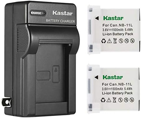 Kastar 1-Pack Pil ve AC Duvar Şarj ile Uyumlu Canon SX400 olduğunu, SX410 olduğunu, SX420 olduğunu, ELPH 110 HS, ELPH