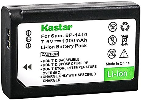 Kastar Pil 2 Paketi için Samsung BP-1410 BP1410 ve Samsung NX30 Samsung WB2200 Samsung WB2200F Dijital Kameralar