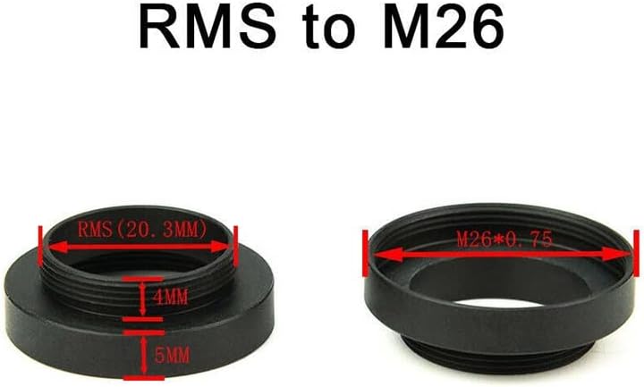 Mikroskop Aksesuarları 1 ADET RMS M25 M26 M27 M32 Mikroskop Objektif lens adaptörü Laboratuar Sarf Malzemeleri (Renk: