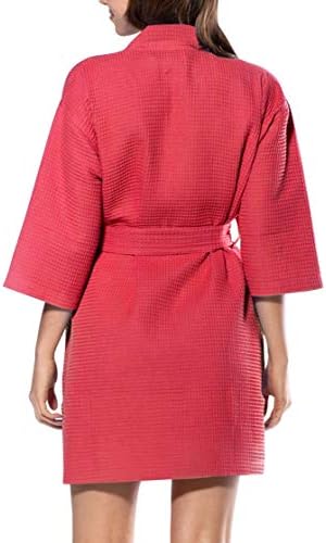 TEEAMORE Kişiselleştirilmiş Waffle Kimono Robe Hazırlanıyor Elbiseler Nedime Hediye Spa Bornoz