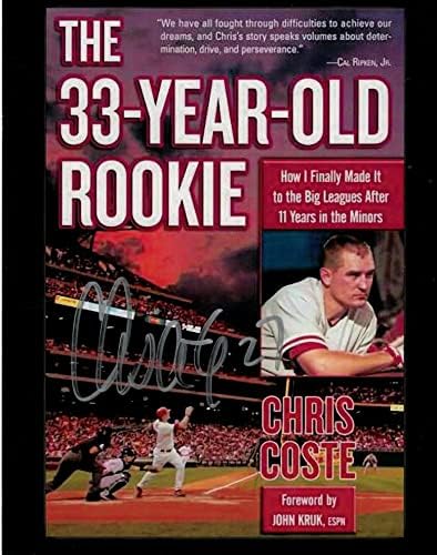 Chris Coste Philadelphia Phillies İmzalı 8x10 Fotoğraf İmzalı-İmzalı MLB Fotoğrafları