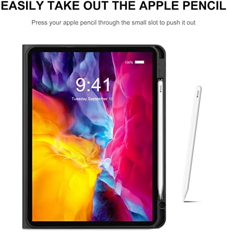 Monarch Kelebek Kanatları Standı Kılıf Kapak Kickstand ile Kart Yuvası kalem tutucu için iPad Pro 2020(11in)/iPad