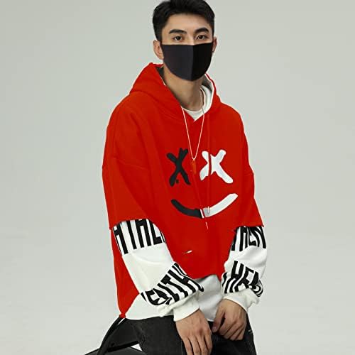 HISITOSA erkek Uzun Kollu Hoodie Hafif Hip Hop Streetwear Kazak Unisex Rahat kapüşonlu eşofman üstü