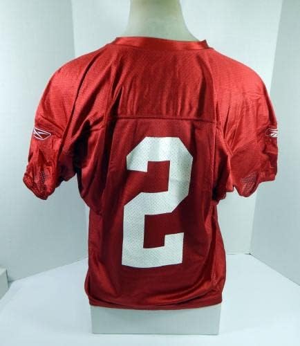 2009 San Francisco 49ers Ricky Schmitt 2 Oyunu Yayınlandı Kırmızı Antrenman Forması XL 22-İmzasız NFL Oyunu Kullanılmış