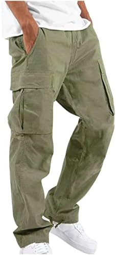 Artı Boyutu Kargo Pantolon Erkek 2022 Klasik Fit Moda İş Güvenliği Kargo Çok Cep Açık Yürüyüş erkek pantolonları