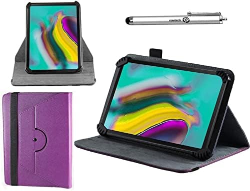 Navitech Mor Kılıf ile 360 Dönme Standı ve Stylus ile Uyumlu CHUWİ Hi9 Hava 10.1 Tablet