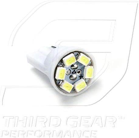 TGP T10 beyaz 6 LED SMD plaka kama ampuller çifti 2003-2013 Nissan 350Z 370Z ile uyumlu