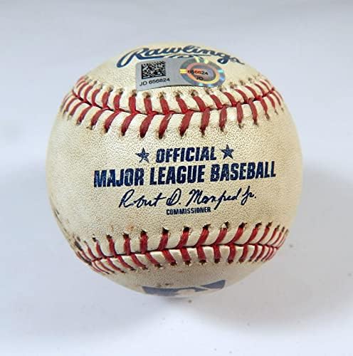 2019 Chicago Cubs Pitt Korsanları Oyunu Kullanılmış Beyzbol Williams Victor Caratini PID - Oyun Kullanılmış Beyzbol