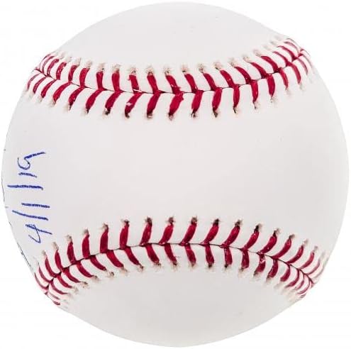 Fernando Tatis Jr. İmzalı Resmi MLB 50. Yıldönümü Logosu Beyzbol San Diego Padres 1. MLB HR 4/1/19 JSA SD53982 -