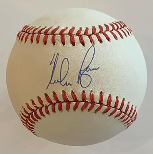 Nolan Ryan İmzalı AL Beyzbol imzalı JSA James SPENCE LOA-Oyun Kullanılmış Beyzbol Topları