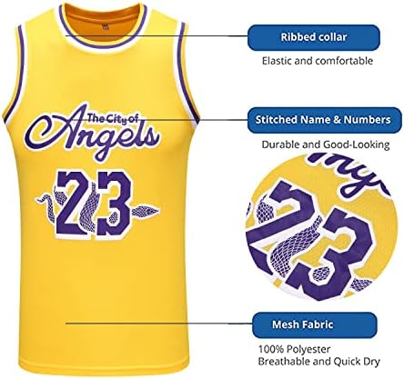 ChezMax Gençlik 24 23 Basketbol Forması Gömlek, Moda Basketbol Gömlek, nefes Çocuklar için Basketbol Forması Nakış