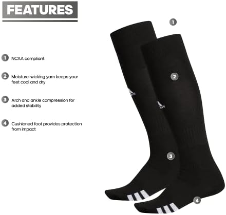 adidas Rivalry Field Buzağı Üstü Çoklu Spor (OTC) Çoraplar (2 Çift)