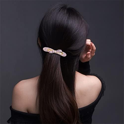SDFGH saç tokası Başın Arkası Kırık saç tokası Saç Kartı Yetişkin Kadın Yay kartı bir Klip Headdress (Renk: Siyah,