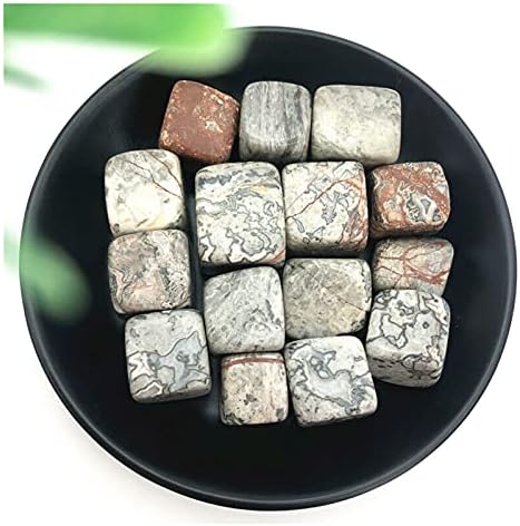 LAAALID XN216 100g Doğal Picasso Taş Kuvars Kristal Küp Kayalar Taşlar Cilalı Şifa Doğal Taşlar ve Mineraller Doğal