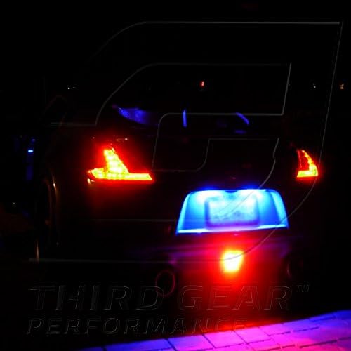 TGP T10 mavi 4 LED SMD plaka kama ampuller çifti 1998-2001 Chevrolet Prizm ile uyumlu