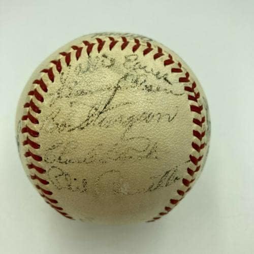 1941 Chicago Cubs Takımı, JSA COA İmzalı Beyzbol Toplarıyla Resmi Ulusal Beyzbol Ligi İmzaladı