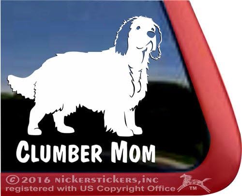 Clumber Spaniel Anne / NickerStickers ® Vinil Köpek Pencere Çıkartması