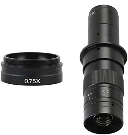 RIYIBH Mikroskop Aksesuarları kiti Slayt Hazırlama kamera 0.75 X 0.5 X 2.0 X 0.35 X Yardımcı Objektif cam Lens için