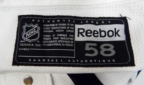 New York Rangers Oyunu Kullanılmış Beyaz Antrenman Forması Reebok 58 DP32404 - Oyun Kullanılmış NHL Formaları