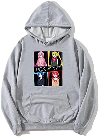 Kaya Bocchi! Hoodies Anime Merch Rahat Kapüşonlu Sweatshirt Unisex Giyim