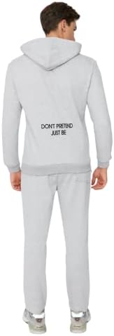 Trendyol Sloganlı Erkek Kalın Örgü Sweatshirt-Pantolon Artı Beden Eşofman Takımı