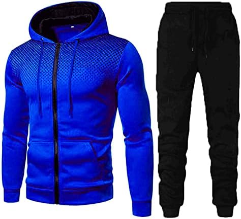 Pantolon Spor erkek Takım Elbise Nokta Hoodie Rahat Spor ve Kazak Kış Erkek Takım Elbise Setleri eşofman takımlar