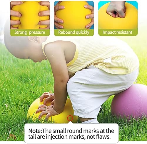 7 İnç Kaplanmamış Yüksek Yoğunluklu Köpük Topu-3 yaşından Büyük çocuklar için Köpük Spor Topları-Yumuşak ve Kabarık,