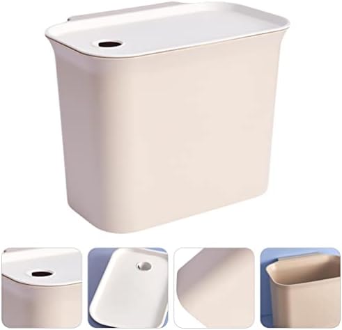 VİCASKY Mutfak Çöp Kutuları 1. 98 Galon/ 7. 5 Litre Asılı çöp tenekesi kapaklı Plastik Küçük çöp tenekesi Çöp Mutfak