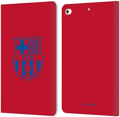 Kafa Çantası Tasarımları Resmi Lisanslı FC Barcelona Mavi Crest Desenleri Deri Kitap Cüzdan Kılıf Kapak Apple iPad