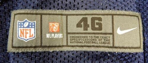 Dallas Cowboys Orlando Scandrick 32 Oyunu Verilen Donanma Antrenman Forması 46 36-İmzasız NFL Oyunu Kullanılmış