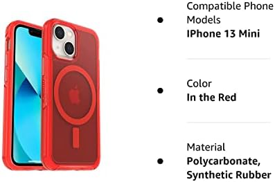 OtterBox Simetri Serisi + Apple iPhone 13 Mini için MagSafe Uyumluluğuna Sahip Şeffaf Kılıf - Perakende Olmayan Ambalaj