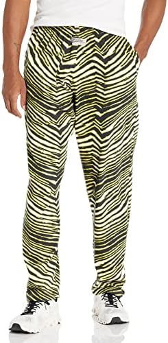 Zubaz Erkek Standart Klasik Zebra Baskılı Atletik Salon Pantolonu