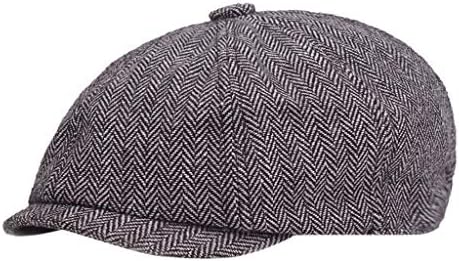 Kış Sıcak beyzbol şapkası Gatsby Cabbie Sürüş Şapka Erkek Siyah Kap beyzbol şapkası s erkek kadın Newsboy Erkek Tüvit