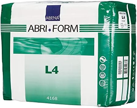 Abena Abri-Form Comfort Plastik Sırtlı Külot, Seviye 4, (Orta ila Büyük Boy) Büyük, 144 Adet