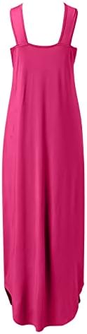 FQZWONG Yaz Elbiseler Kadınlar için 2023 Rahat Moda Parti Kulübü Uzun Güneş Elbiseler Moda Maxi Seksi Plaj Tatil Beldesi