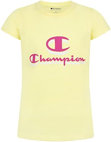 Şampiyon Kızlar Miras Kısa Kollu Senaryo Logo Tee Gömlek Büyük ve Küçük Kızlar